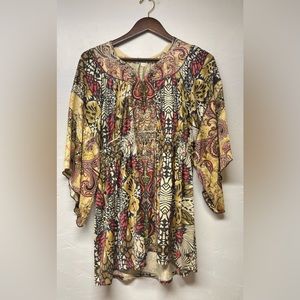 One World Gorgeous Polyester and Spandex Blouse